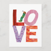 Carte Postale La Très Grosse Chenille | AMOUR (Devant)