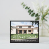 Carte Postale La typographie moderne à la mode Nous avons bougé (Debout devant)