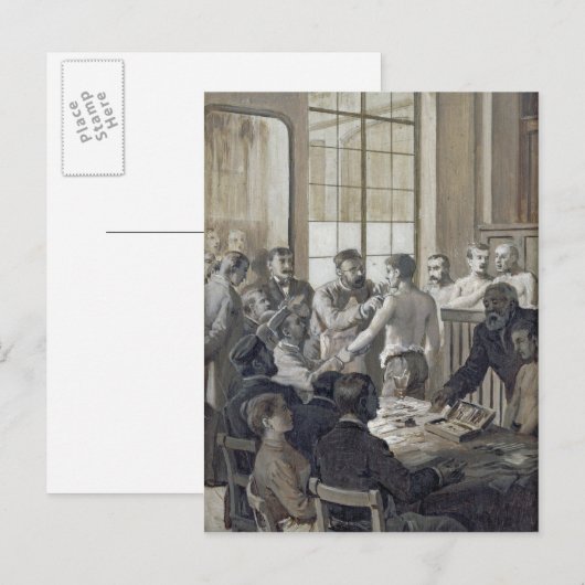 Carte Postale La vaccination (Devant / Derrière)