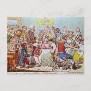Carte Postale La vaccine ou les effets merveilleux