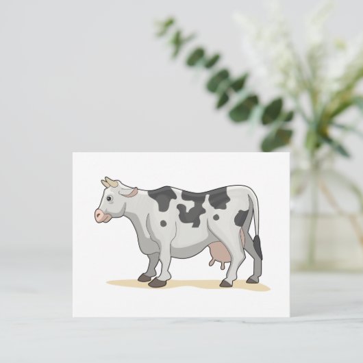 Carte Postale La vache (Debout devant)