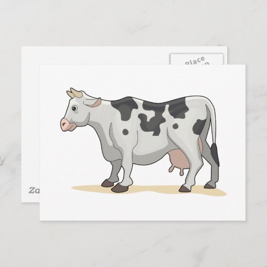 Carte Postale La vache (Devant / Derrière)