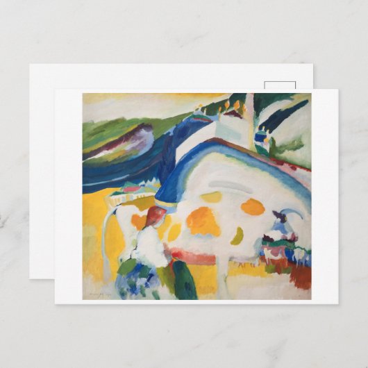 Carte Postale La vache | Wassily Kandinsky | (Devant / Derrière)
