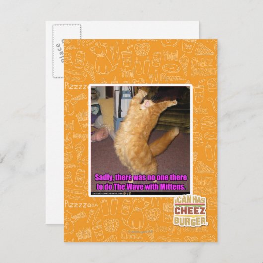 Carte Postale La vague (Devant / Derrière)