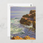 Carte Postale La vague brisée par Edward Henry Potthast (Devant / Derrière)