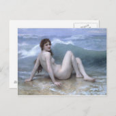 Carte Postale La vague de William-Adolphe Bouguereau (Devant / Derrière)