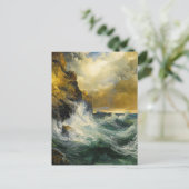 Carte Postale La vague descendante par Thomas Moran (Debout devant)