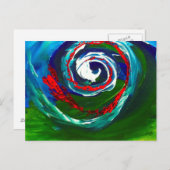 Carte Postale La vague spirale de l'infini (Devant / Derrière)