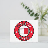 Carte Postale La Valette Malte (Debout devant)