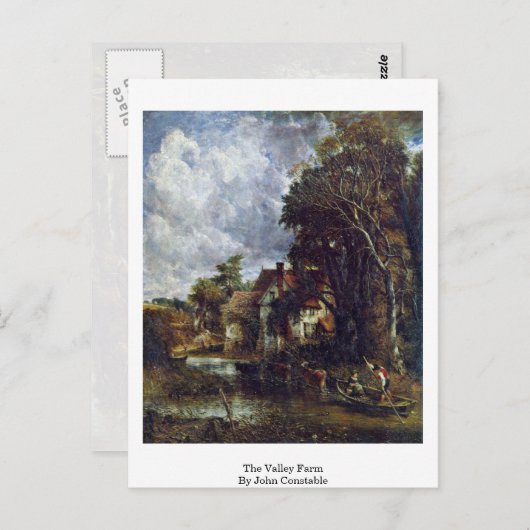 Carte Postale La Vallée De John Constable (Devant / Derrière)