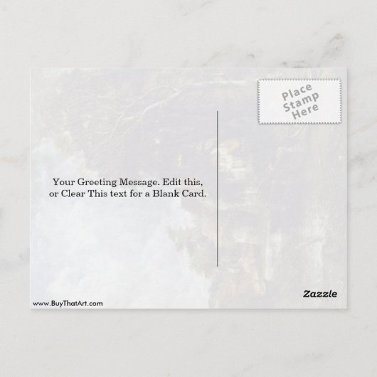 Carte Postale La Vallée De John Constable (Dos)