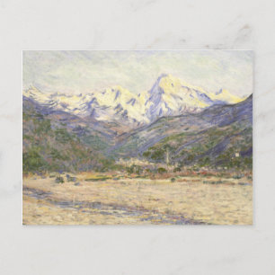 Carte Postale La Vallée de la Nervia Claude Monet