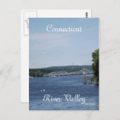Carte Postale La vallée du Connecticut (Devant / Derrière)