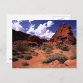 Carte Postale La vallée du feu, Las Vegas (Devant / Derrière)