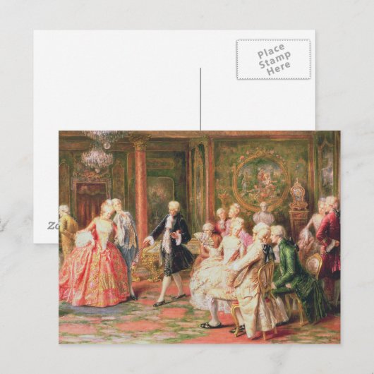 Carte Postale La valse (Devant / Derrière)