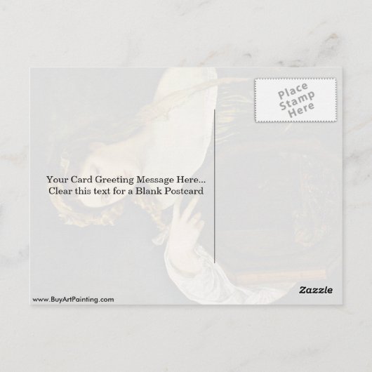 Carte Postale La Vanité Des Choses Terrestres (Vanitas) Par Titi (Dos)