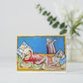 Carte Postale La variole au Moyen Âge (Debout devant)