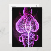 Carte Postale La vascularisation du système nerveux en roden (Devant / Derrière)