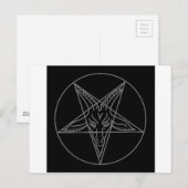 Carte Postale La Veille de Baphomet (Devant / Derrière)