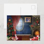 Carte Postale la veille de Noël (Devant / Derrière)