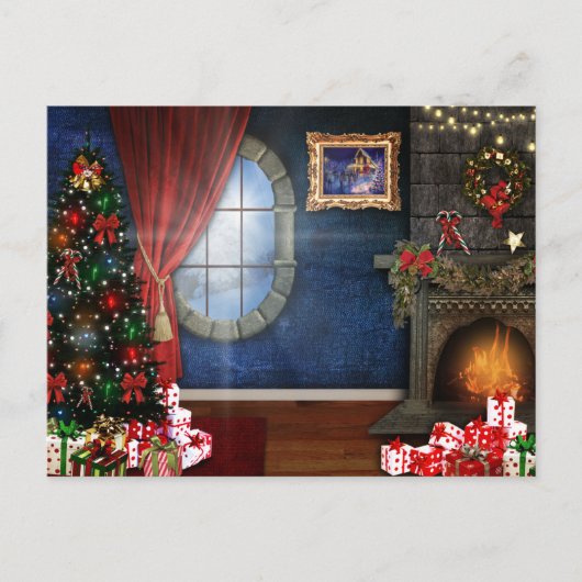 Carte Postale la veille de Noël (Devant)