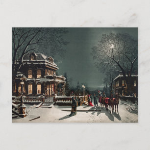 Carte Postale La veille de Noël par Joseph Hoover et Fils