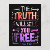 Carte Postale La Vérité Libératrice (Devant)