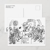 Carte Postale La Vérité Sur La Bible (Dessin) (Devant / Derrière)