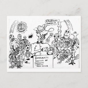 Carte Postale La Vérité Sur La Bible (Dessin) 