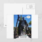 Carte Postale La vérité sur le mur d'Hadrien. (Devant / Derrière)