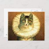 Carte Postale La veuve de Frederick Dielman, art Kitch typique (Devant / Derrière)