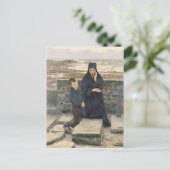 Carte Postale La Veuve de l'Ile de Sein, 1880 (Debout devant)