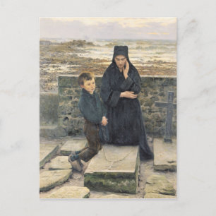 Carte Postale La veuve de l'île de Sein, 1880