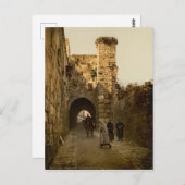 Carte Postale La Via Dolorosa à Jérusalem (Devant / Derrière)