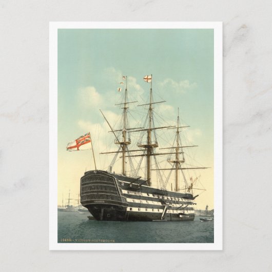 Carte Postale La victoire de Nelson HMS (Devant)