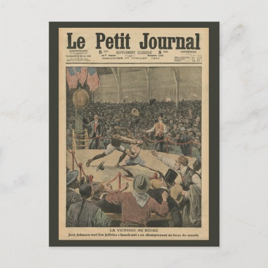 Carte Postale La victoire du nègre (Devant)