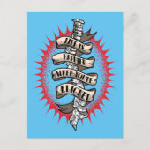 Carte Postale La vie chiropraticienne est plus heureuse Quand vo (Devant)