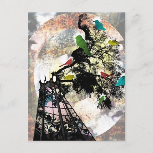 Carte Postale La vie dans une cage (Devant)