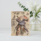 Carte Postale La vie d'appel d'eau dans le camp (Debout devant)