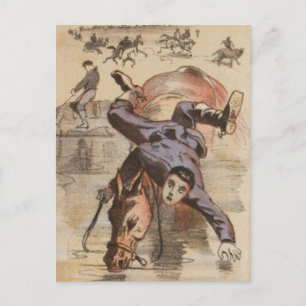 Carte Postale La vie d'appel d'eau dans le camp