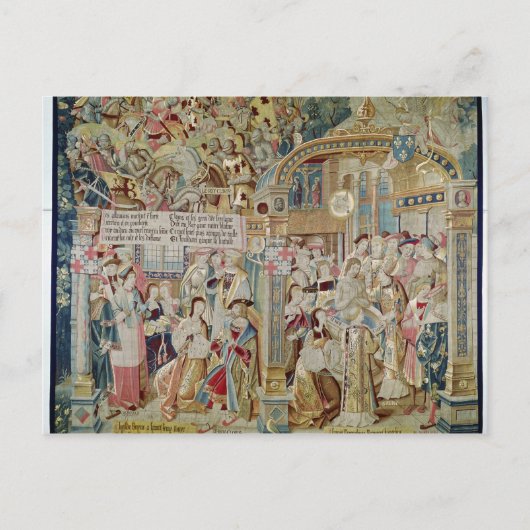 Carte Postale La vie de l'évêque de Reims (Devant)