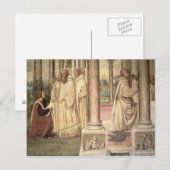 Carte Postale La vie de saint Benoît (fresque) (détail) 2 (Devant / Derrière)