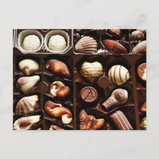 Carte Postale La vie est comme une boîte de chocolats dessert do