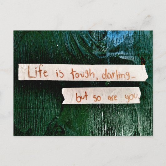 Carte Postale La Vie Est Difficile (Devant)