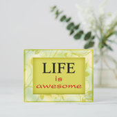 Carte Postale La vie est géniale (Debout devant)