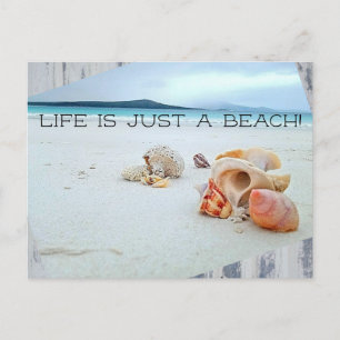 Carte Postale La vie est juste une plage