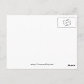 Carte Postale La Vie Est Un Dessous de verre À Roulettes. Profit (Dos)