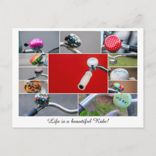 Carte Postale La vie est une belle promenade à vélo !