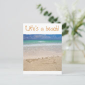 Carte Postale La vie est une plage (Debout devant)