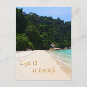 Carte Postale La vie est une plage